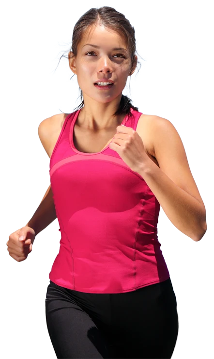 Chiropractic Spokane WA Running Woman Cutout
