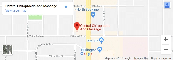 Chiropractic Spokane WA Service Map